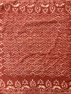 Hand Block Printed Cotton Bandana: Natural Dye Neckerchief - Made in India