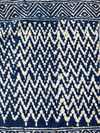 Hand Block Printed Cotton Bandana: Natural Dye Neckerchief - Made in India