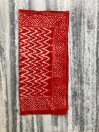 Hand Block Printed Cotton Bandana: Natural Dye Neckerchief - Made in India
