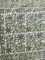 Hand Block Printed Cotton Bandana: Natural Dye Neckerchief - Made in India
