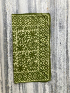 Hand Block Printed Cotton Bandana: Natural Dye Neckerchief - Made in India