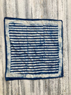 Hand Block Printed Cotton Bandana: Natural Dye Neckerchief - Made in India