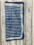 Hand Block Printed Cotton Bandana: Natural Dye Neckerchief - Made in India
