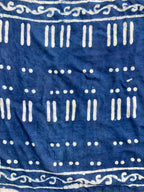 Hand Block Printed Cotton Bandana: Natural Dye Neckerchief - Made in India
