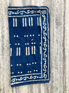 Hand Block Printed Cotton Bandana: Natural Dye Neckerchief - Made in India