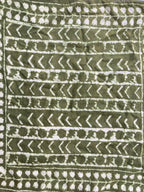 Hand Block Printed Cotton Bandana: Natural Dye Neckerchief - Made in India