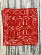 Hand Block Printed Cotton Bandana: Natural Dye Neckerchief - Made in India