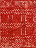 Hand Block Printed Cotton Bandana: Natural Dye Neckerchief - Made in India