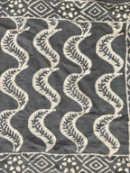 Hand Block Printed Cotton Bandana: Natural Dye Neckerchief - Made in India