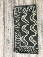 Hand Block Printed Cotton Bandana: Natural Dye Neckerchief - Made in India