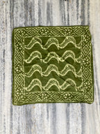 Hand Block Printed Cotton Bandana: Natural Dye Neckerchief - Made in India