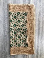 Hand Block Printed Cotton Bandana: Natural Dye Neckerchief - Made in India