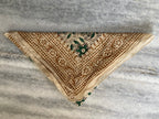 Hand Block Printed Cotton Bandana: Natural Dye Neckerchief - Made in India