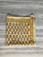 Hand Block Printed Cotton Bandana: Natural Dye Neckerchief - Made in India