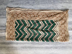 Hand Block Printed Cotton Bandana: Natural Dye Neckerchief - Made in India