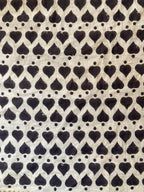 Hand Block Printed Cotton Bandana: Natural Dye Neckerchief - Made in India