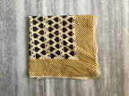 Hand Block Printed Cotton Bandana: Natural Dye Neckerchief - Made in India