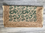 Hand Block Printed Cotton Bandana: Natural Dye Neckerchief - Made in India