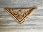 Hand Block Printed Cotton Bandana: Natural Dye Neckerchief - Made in India