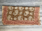 Hand Block Printed Cotton Bandana: Natural Dye Neckerchief - Made in India