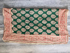 Hand Block Printed Cotton Bandana: Natural Dye Neckerchief - Made in India