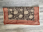 Hand Block Printed Cotton Bandana: Natural Dye Neckerchief - Made in India