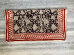 Hand Block Printed Cotton Bandana: Natural Dye Neckerchief - Made in India