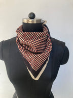 Hand Block Print Cotton Bandanas - Set of 5, Natural Dye