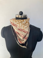 Hand Block Print Cotton Bandanas - Set of 5, Natural Dye