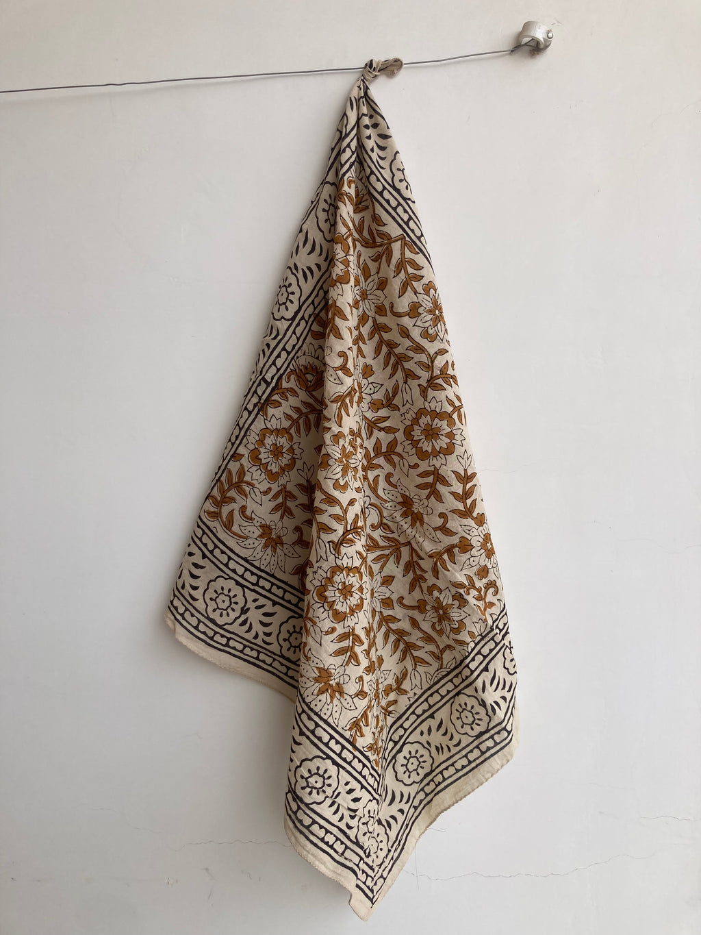 Set of 10 hand printed bandana,Neckkerchief,Handkerchief, made with natural colours gift item