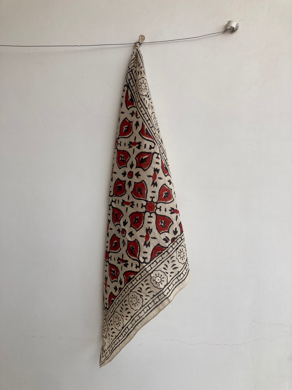 Set of 10 hand printed bandana,Neckkerchief,Handkerchief, made with natural colours gift item