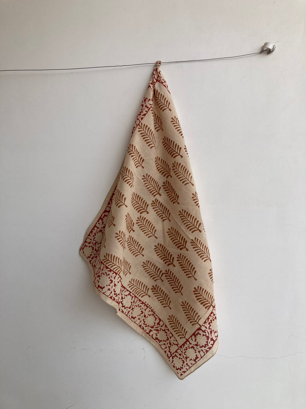 Set of 10 hand printed bandana,Neckkerchief,Handkerchief, made with natural colours gift item