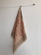 Set of 10 hand printed bandana,Neckkerchief,Handkerchief, made with natural colours gift item