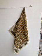 Set of 10 hand printed bandana,Neckkerchief,Handkerchief, made with natural colours gift item