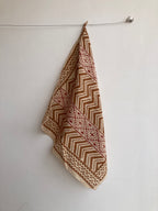 Set of 10 hand printed bandana,Neckkerchief,Handkerchief, made with natural colours gift item