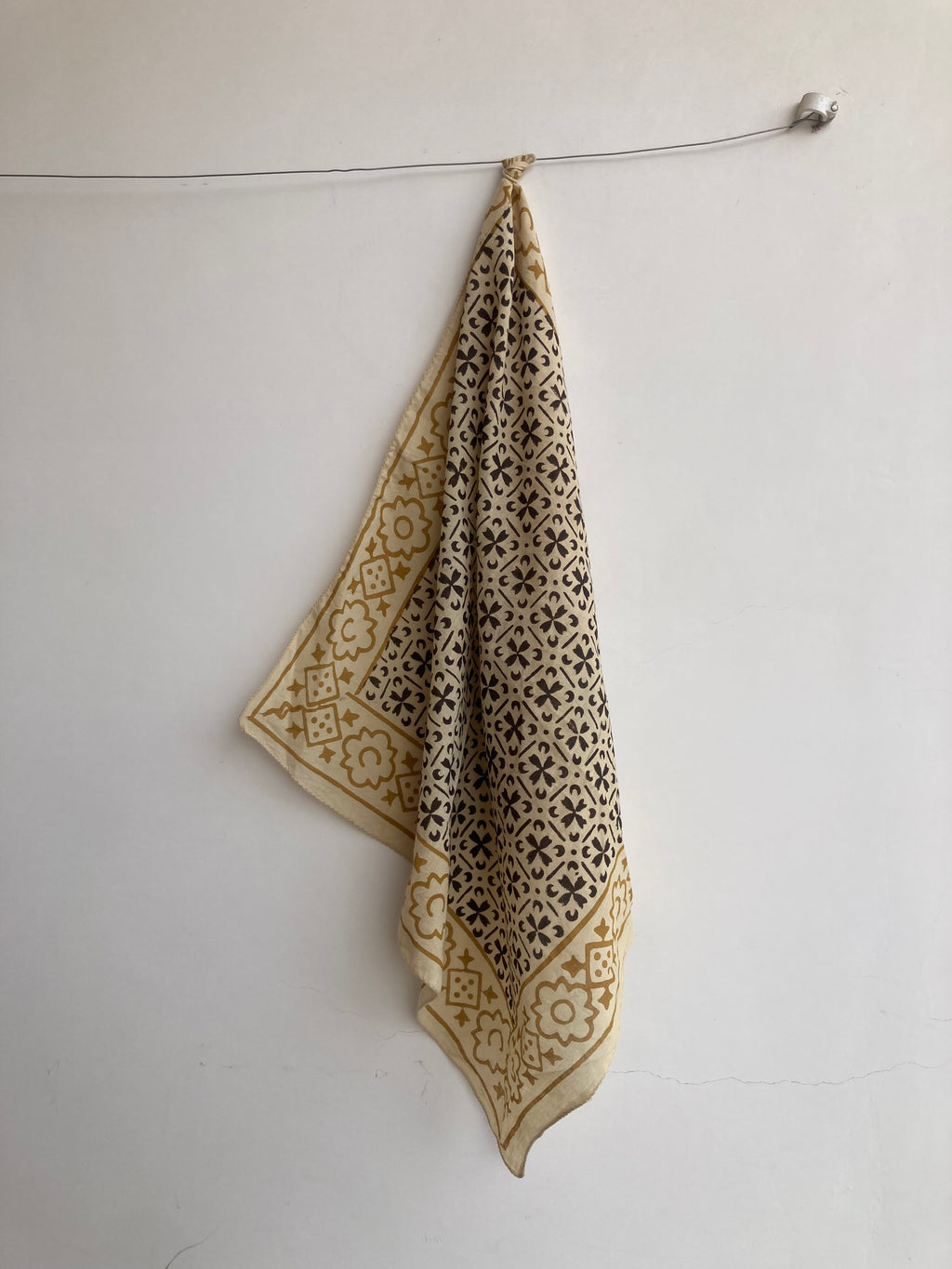 Set of 10 hand printed bandana,Neckkerchief,Handkerchief, made with natural colours gift item