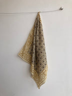Set of 10 hand printed bandana,Neckkerchief,Handkerchief, made with natural colours gift item
