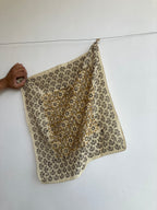 Set of 10 Organic Cotton Bandana, Hand Block Print Neckerchief