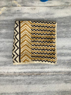 Hand Block Printed Cotton Bandana: Natural Dye Neckerchief - Made in India