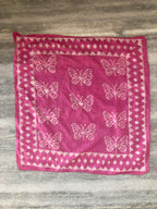 A set of 10 bandanas,Block Print Cotton Bandana Set: Geometric Neckerchief (21x21" Inch)