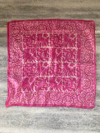 A set of 10 bandanas,Block Print Cotton Bandana Set: Geometric Neckerchief (21x21" Inch)