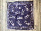 Hand Block Print Cotton Bandana Set of 10: Ethical Neckerchief, Hair Scarf