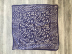 Hand Block Print Cotton Bandana Set of 10: Ethical Neckerchief, Hair Scarf