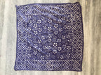 Hand Block Print Cotton Bandana Set of 10: Ethical Neckerchief, Hair Scarf