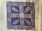 Hand Block Print Cotton Bandana Set of 10: Ethical Neckerchief, Hair Scarf