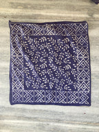 Set of 10 Organic Cotton Bandana, Hand Block Print Neckerchief