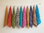 Unique Bulk Bandanas Set of 10 Organic Cotton Bandana Bandana Scarf, Paisley Design Scarf, Vibrant Color, High-Quality