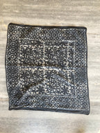 Organic Cotton Bandana Set of 10 : Paisley Scarf, Hand Block Print, Natural Dye