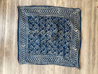 Organic Cotton Bandana Set of 10 : Paisley Scarf, Hand Block Print, Natural Dye