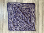 Organic Cotton Bandana Set of 10 : Paisley Scarf, Hand Block Print, Natural Dye